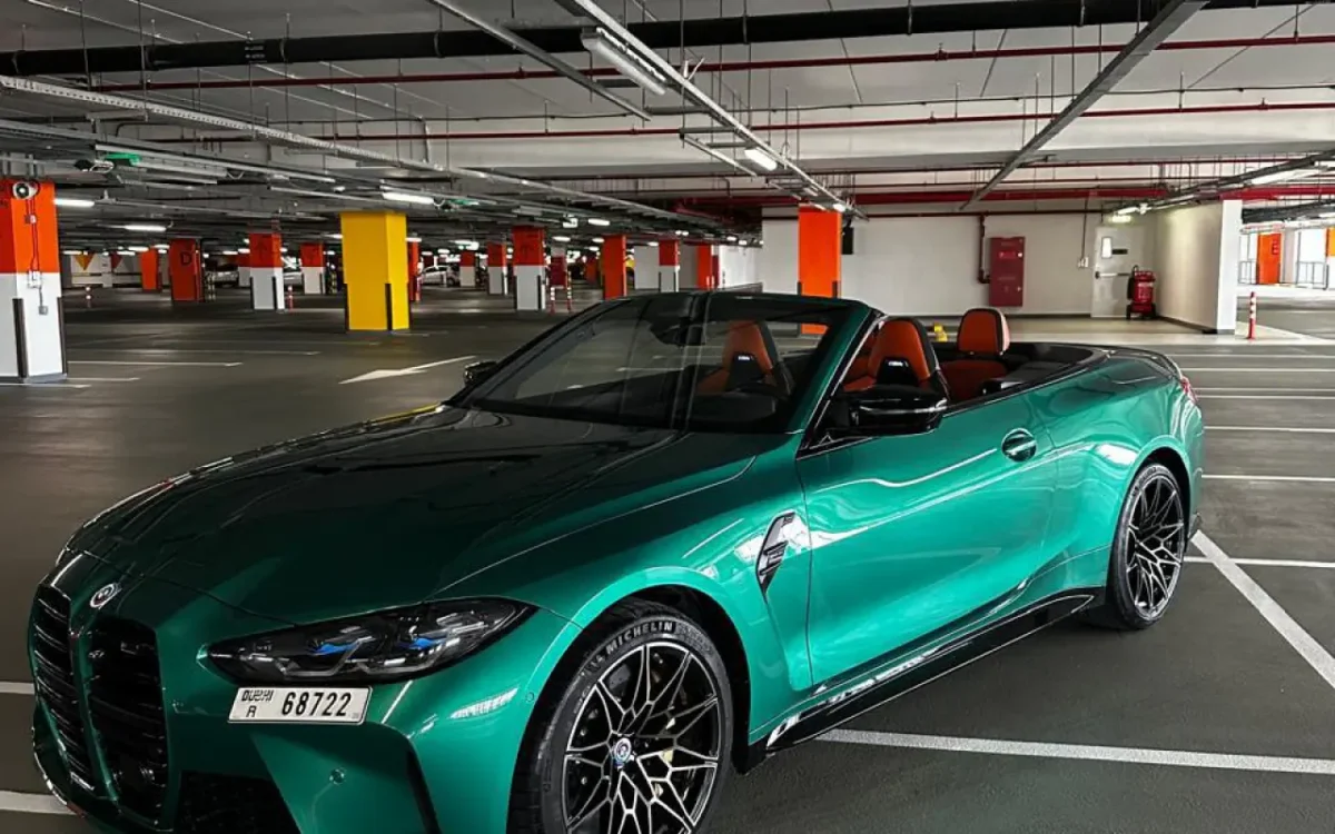 BMW M4 2022 Green Convertible