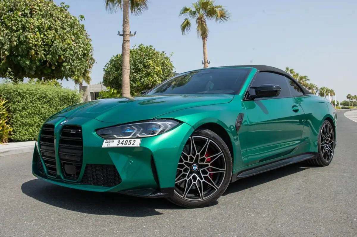 BMW M4 2022 Green Competition Convertible